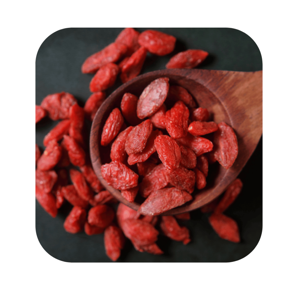 goji berry, gummy bees